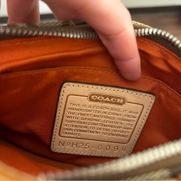 Coach Demi Hampton Monogram Shoulder Bag With Cherry Chain - Picture 6 of 10